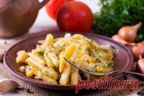 Жареный картофель с капустой / Меню недели