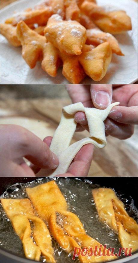 Воздушный хворост кулинарный рецепт с фото от Paragrams