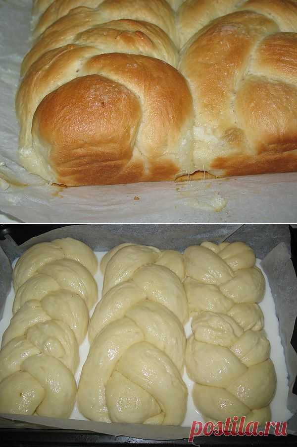 Подъём и выпечка дрожжевого теста в молоке..