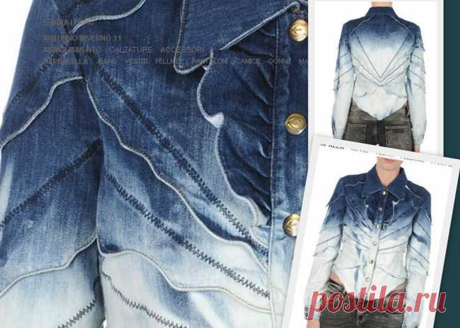 Джинсовая рубашка Just Cavalli / Фактуры / ВТОРАЯ УЛИЦА