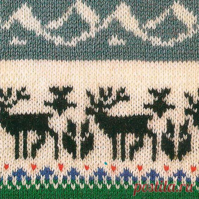 Узор № 139 - жаккардовый северный мотив. Схему вязания и условные обозначения вы сможете увидеть на сайте.