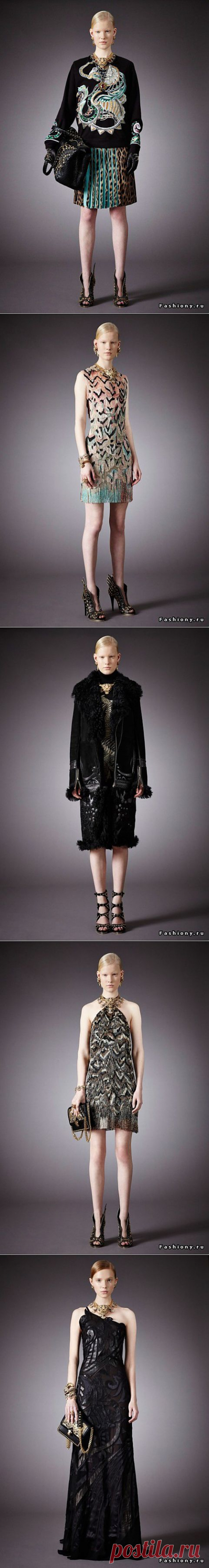 (+1) тема - Roberto Cavalli pre-fall 2014 | Мода