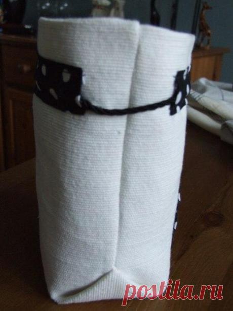 Простой способ пошива удобных мешочков.