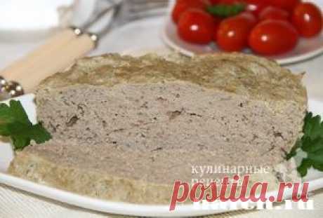 Запеченный  паштет по-купечески | Харч.ру - рецепты для любителей вкусно поесть