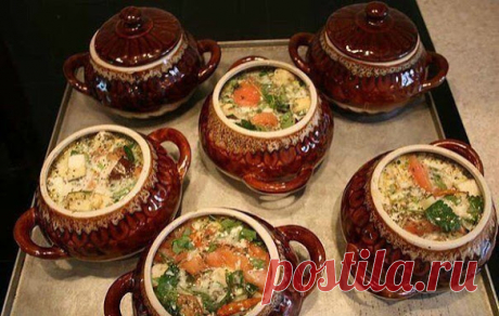17 потрясающих рецептов блюд в горшочках. 1.Жаркое из курицы по-русски Ин...