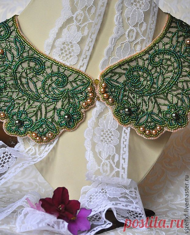 (87) Воротничок "Фрейлина". Handmade. | Beaded collars