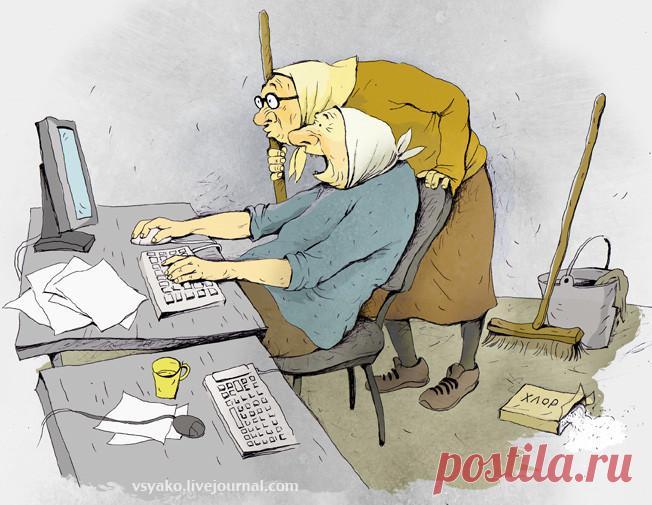 КАРИКАТУРЫ - Ольга Громова