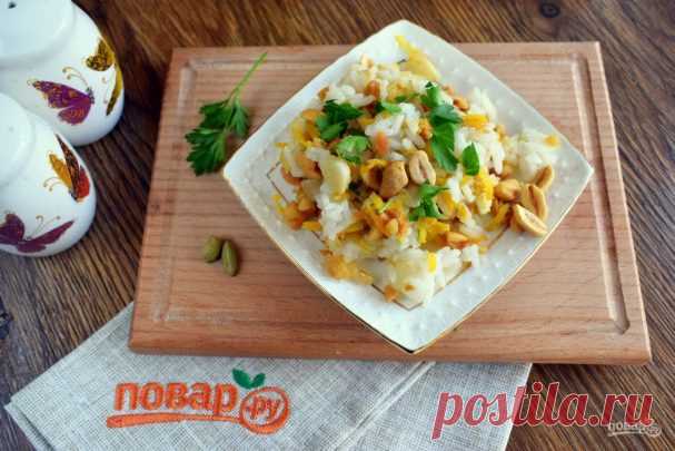 Морковный рис на гарнир - пошаговый рецепт с фото на Повар.ру