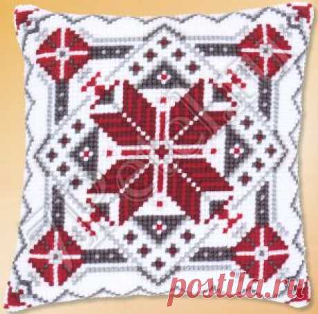 Снежинка 2 pn-0146120. Подушки и одеяла &gt; Vervaco. Snow Crystal 2