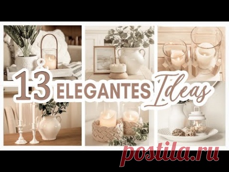 ⭐13 DIYS CON FRASCOS DE VIDRIO💓 IDEAS FÁCILES, ELEGANTES Y ECONÓMICAS  😮TIPS Decoración casa pequeña