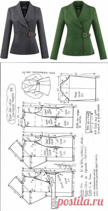 Blazer jacket scheme...&lt;3 Deniz &lt;3