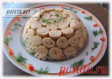 Салат Оливье с курицей