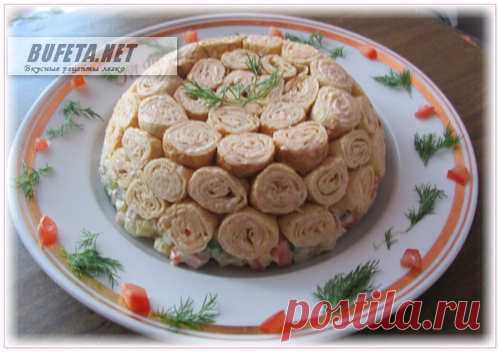 Салат Оливье с курицей
