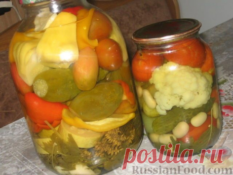 Рецепт: Овощное ассорти на RussianFood.com