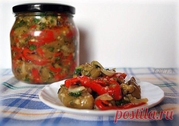 Баклажаны маринованные "под грибы"