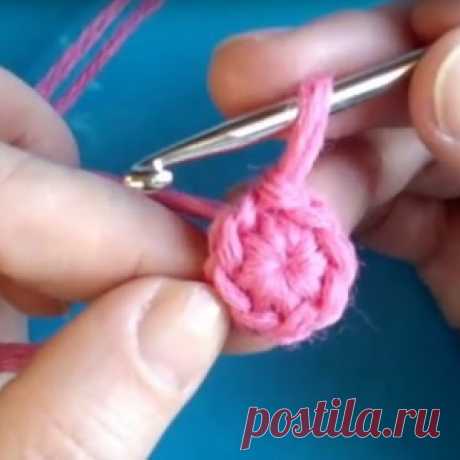 Скользящая петля - Очень полезный прием вязания крючком. - МирТесен