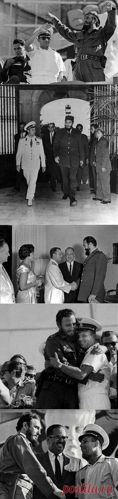 Гагарин и Кастро, Гавана, 1961 / Назад в СССР / Back in USSR