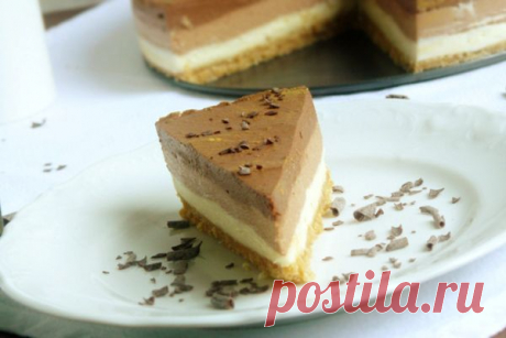 Чизкейк без выпечки «Три шоколада» — Вкусные рецепты