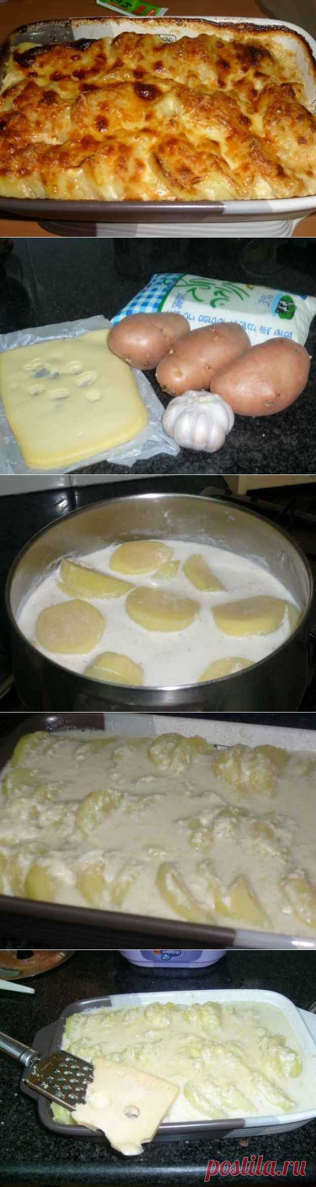 Картофель в духовке под соусом - пошаговый рецепт с фото