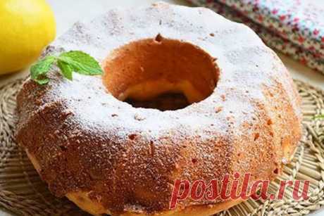 Простой пирог с лимоном — Женская страничка
