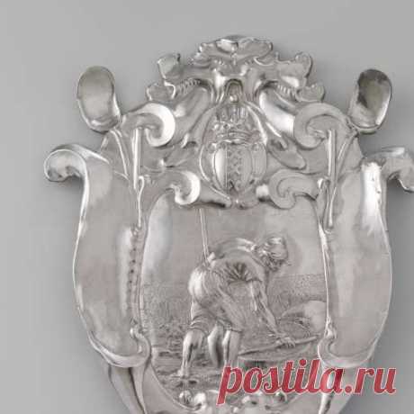 Begrafenisschild Ван хет Korenmetersgilde Амстердам, Йоханнес Lutma (I), 1633 - Search - Rijksmuseum