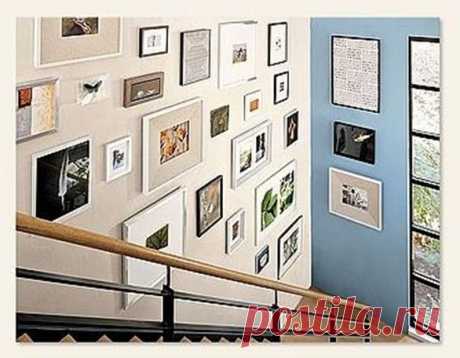Хитрости правильного размещения фоторамок в интерьере | Хитрости жизни