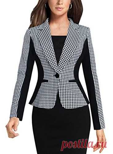 Wear to Work Tailored Suit Coat Jacket Boyfriend Blazers for Women Plus Size Babyonlinedress http://www.amazon.com/dp/B019RV0BBK/ref=cm_sw_r_pi_dp_WPxKwb0D5PTT9