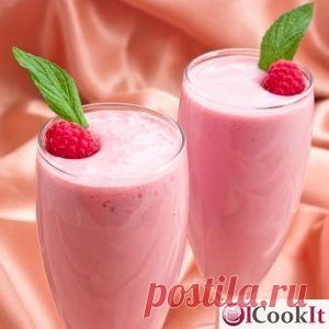 малиновый коктейль