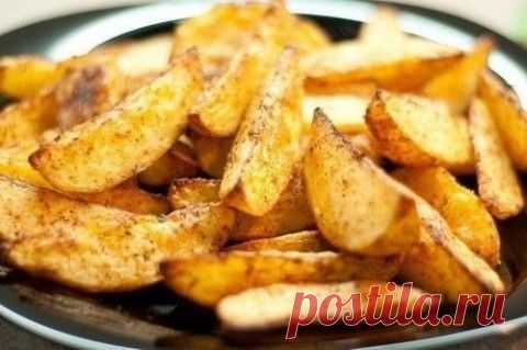 Картошка по деревенски | Банк кулинарных рецептов