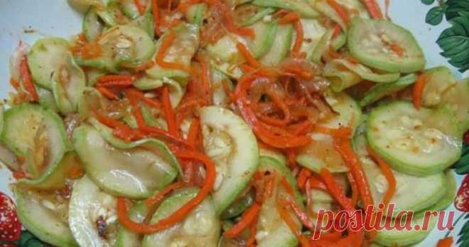Кабачки по-корейски