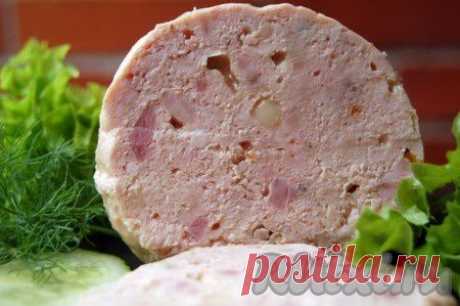 Домашняя куриная колбаса