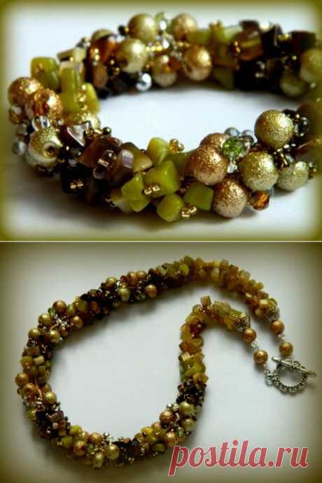 Колье "Клеопатра" | biser.info - всё о бисере и бисерном творчестве