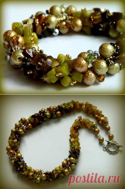 Колье "Клеопатра" | biser.info - всё о бисере и бисерном творчестве