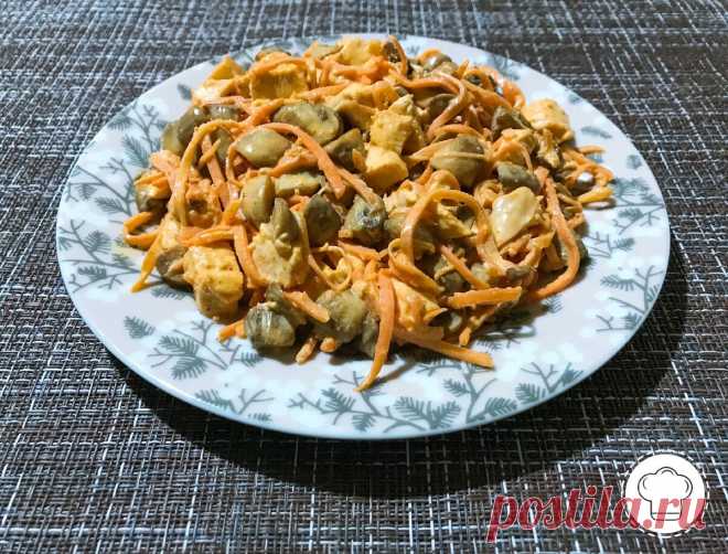 Получился настолько вкусный салат, что хочется его готовить снова и снова! | Рецепты вкусных салатов | Яндекс Дзен