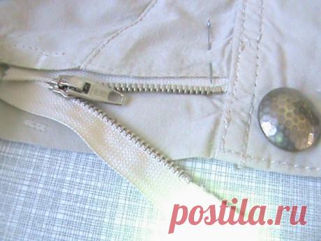 Меняем молнию в джинсах за 20 минут. Мастер-класс