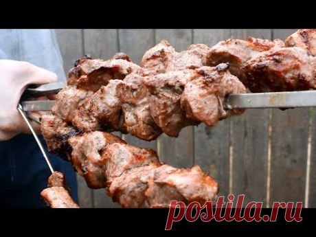 Шашлык в луково-айранном маринаде