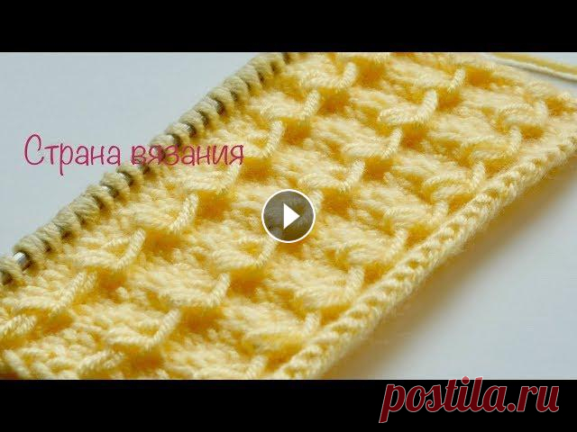 Узоры спицами. Волны с узелками. Рельефный узор "Волны с узелками" хорошо подходит для вязания из толстой пряжи тёплых вещей как самостоятельный узор и в качестве отделки по...