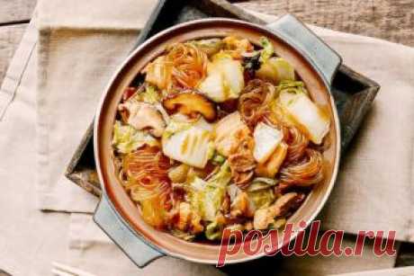 Тушеная свинина с пекинской капустой и стеклянной лапшой | Китай на вкус | Яндекс Дзен