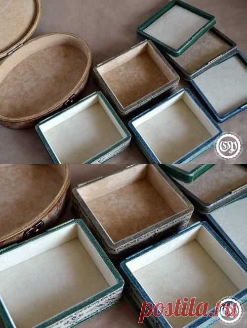 Декор внутренней поверхности шкатулки. Методика Натальи Родиной. Мастер-класс от Светланы Ридзель - Babyblog.ru