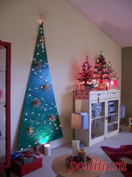 елочка из бумаги на стену - Buscar con Google