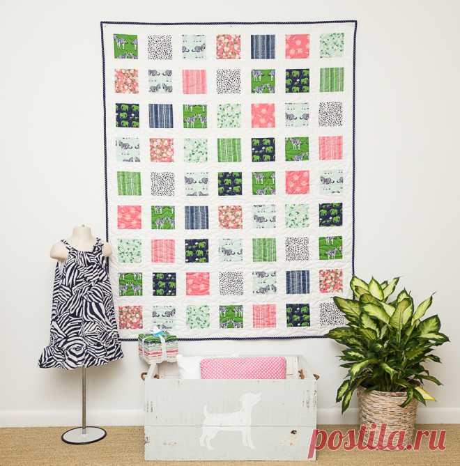 Easy Charm Square Quilt Pattern - Free Beginner Quilt Pattern