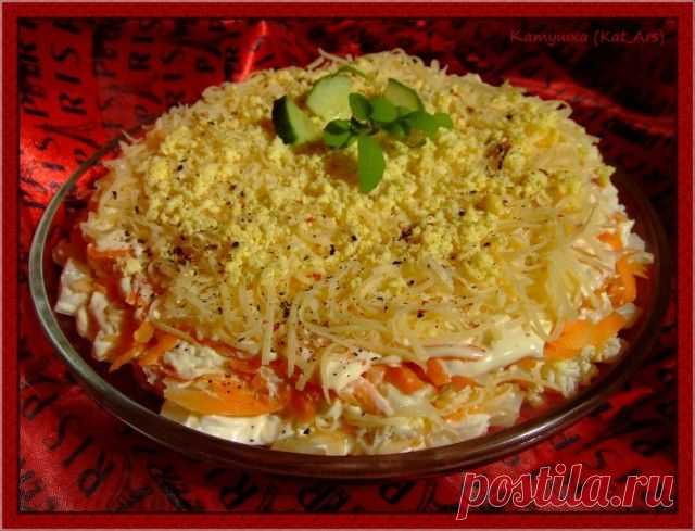 Салат с морковью