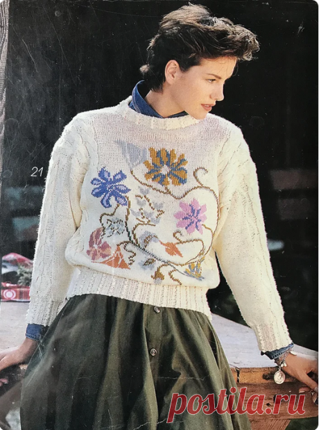 По страницам старых журналов. "Verena", январь 1993. 5 моделей с описаниями | Mария Mоскалева | Яндекс Дзен