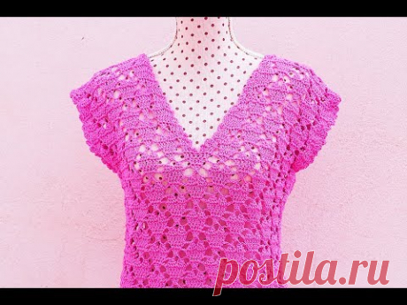 DIY блузка для вязания крючком для девочек Majovel # вязание крючком # вязание крючком