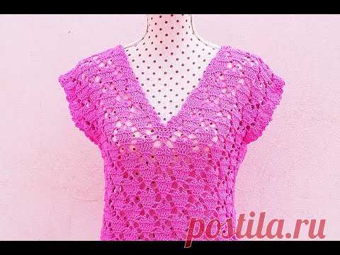 DIY блузка для вязания крючком для девочек Majovel # вязание крючком # вязание крючком