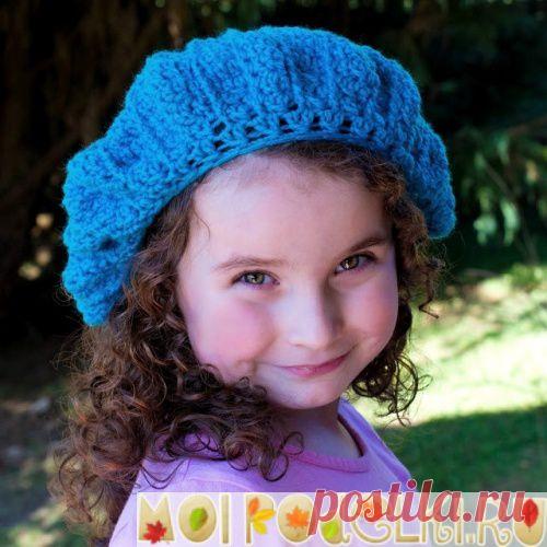 Как связать детский берет крючком мастер класс - МирТесен