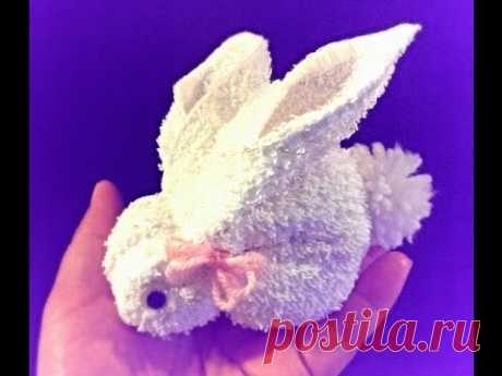 Diy: How to make a bunny using a towel - YouTube