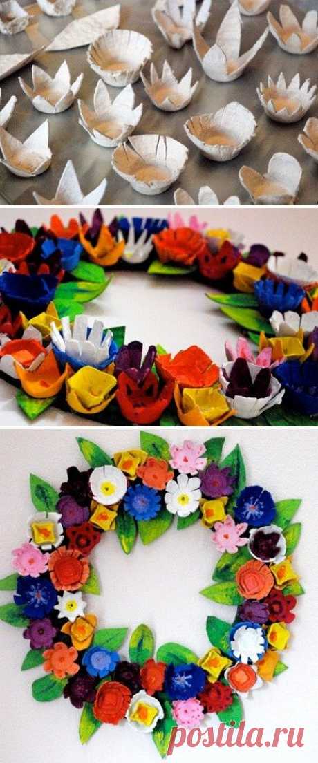Bloemen, Om and Egg cartons on Pinterest