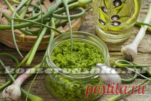Чесночные стрелки впрок, вкуснятина необыкновенная