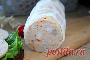 Домашняя колбаса из курицы - рецепт с пошаговыми фото / Меню недели